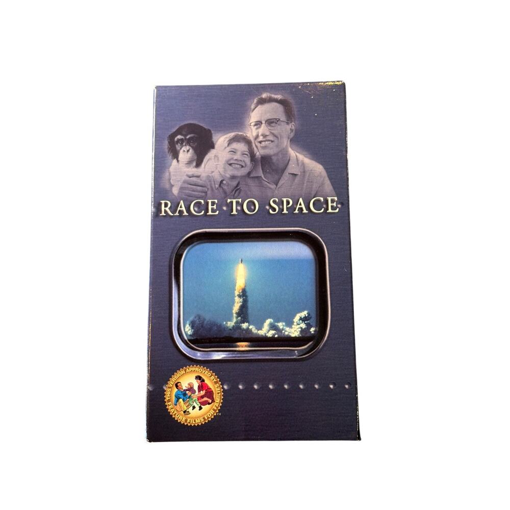 Vtg Race to Space VHS tape NASA movie 2001 family film
